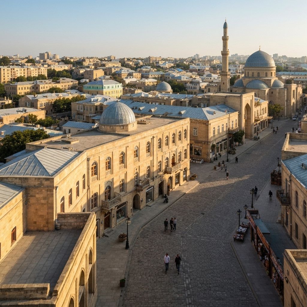 Historic Icheri Sheher Old City Baku